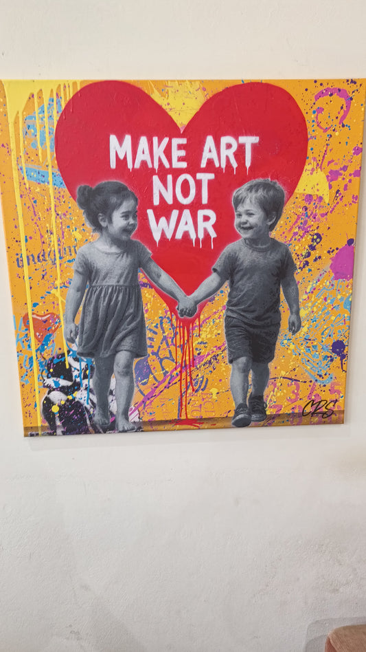 Make art. Not war. ❤️