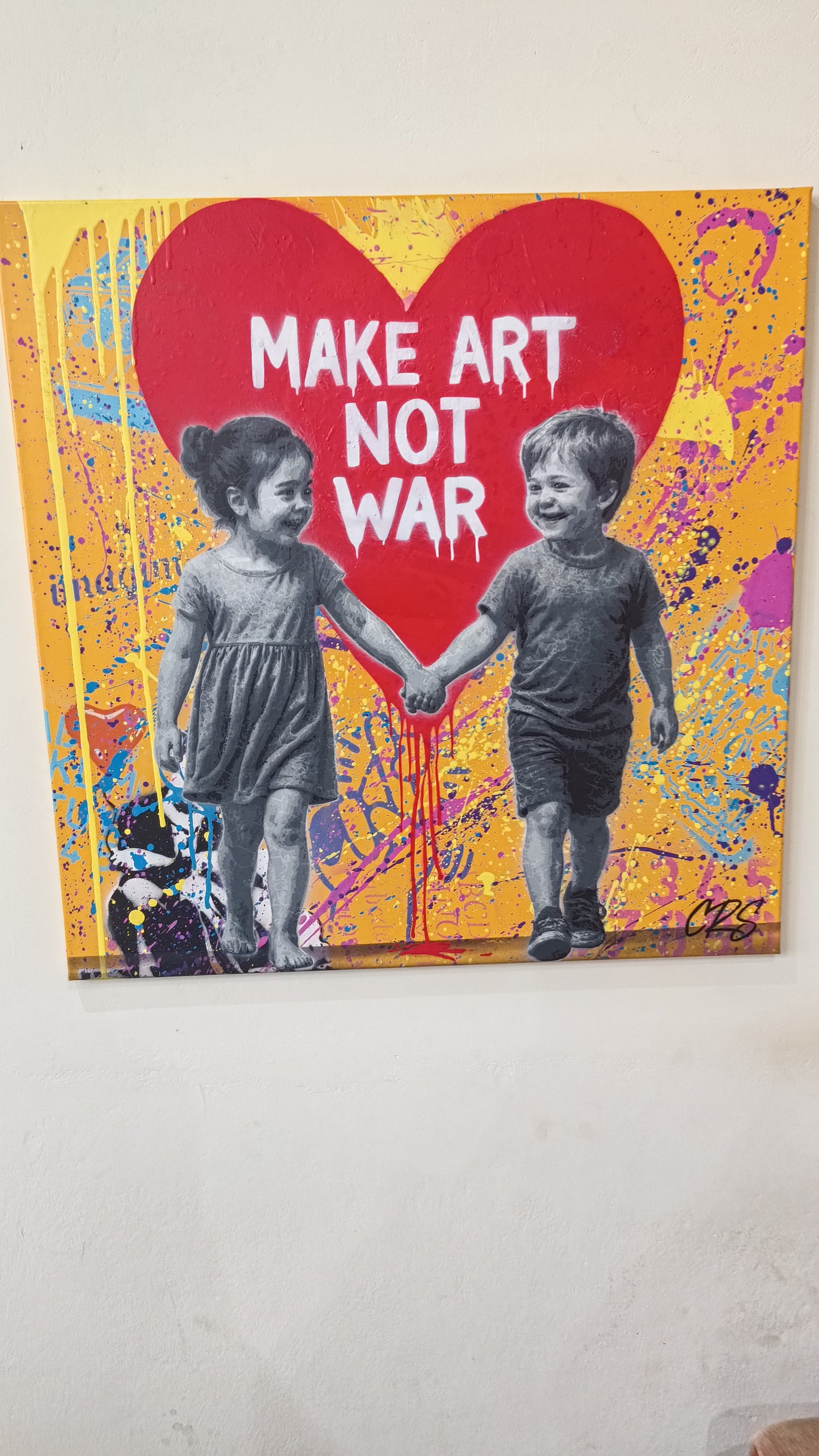 Make art. Not war. ❤️