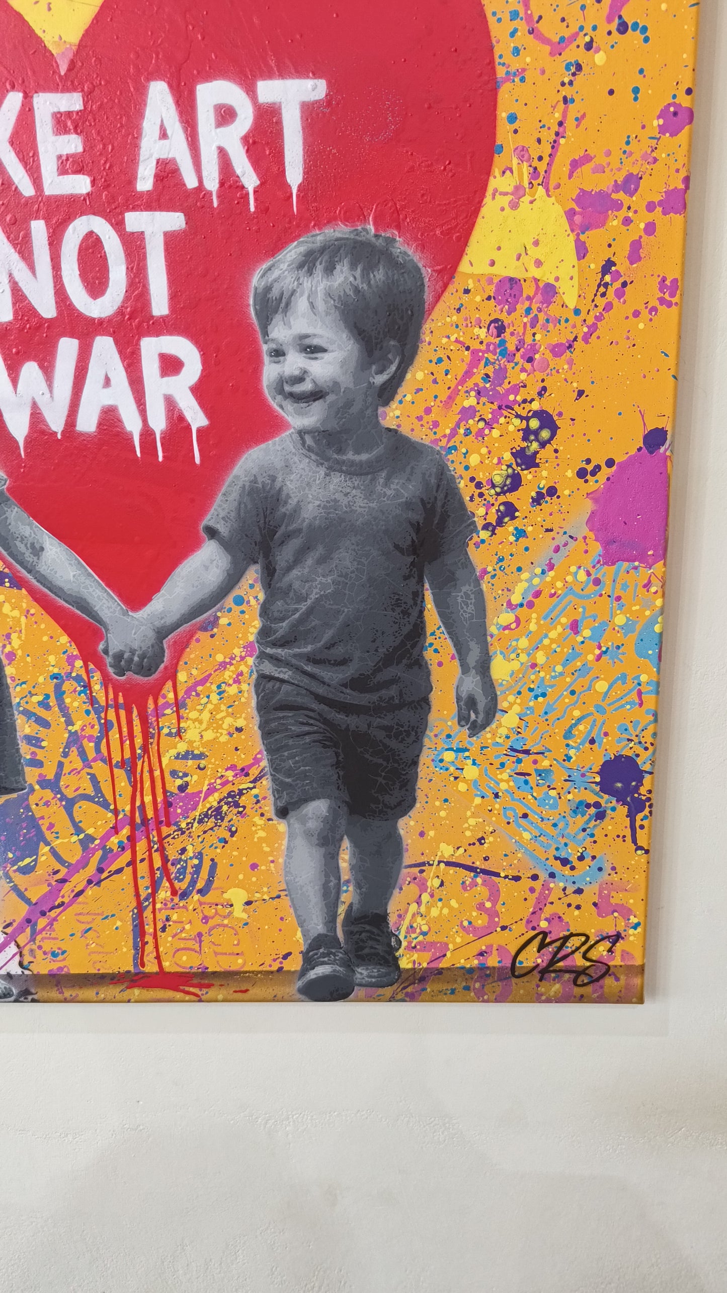 Make art. Not war. ❤️