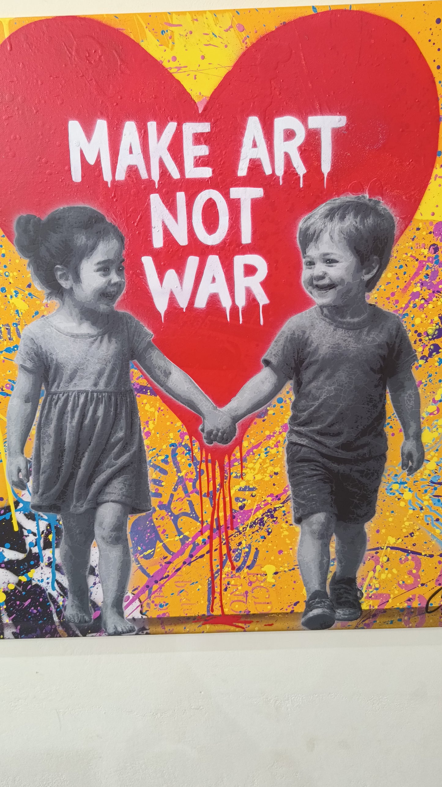 Make art. Not war. ❤️