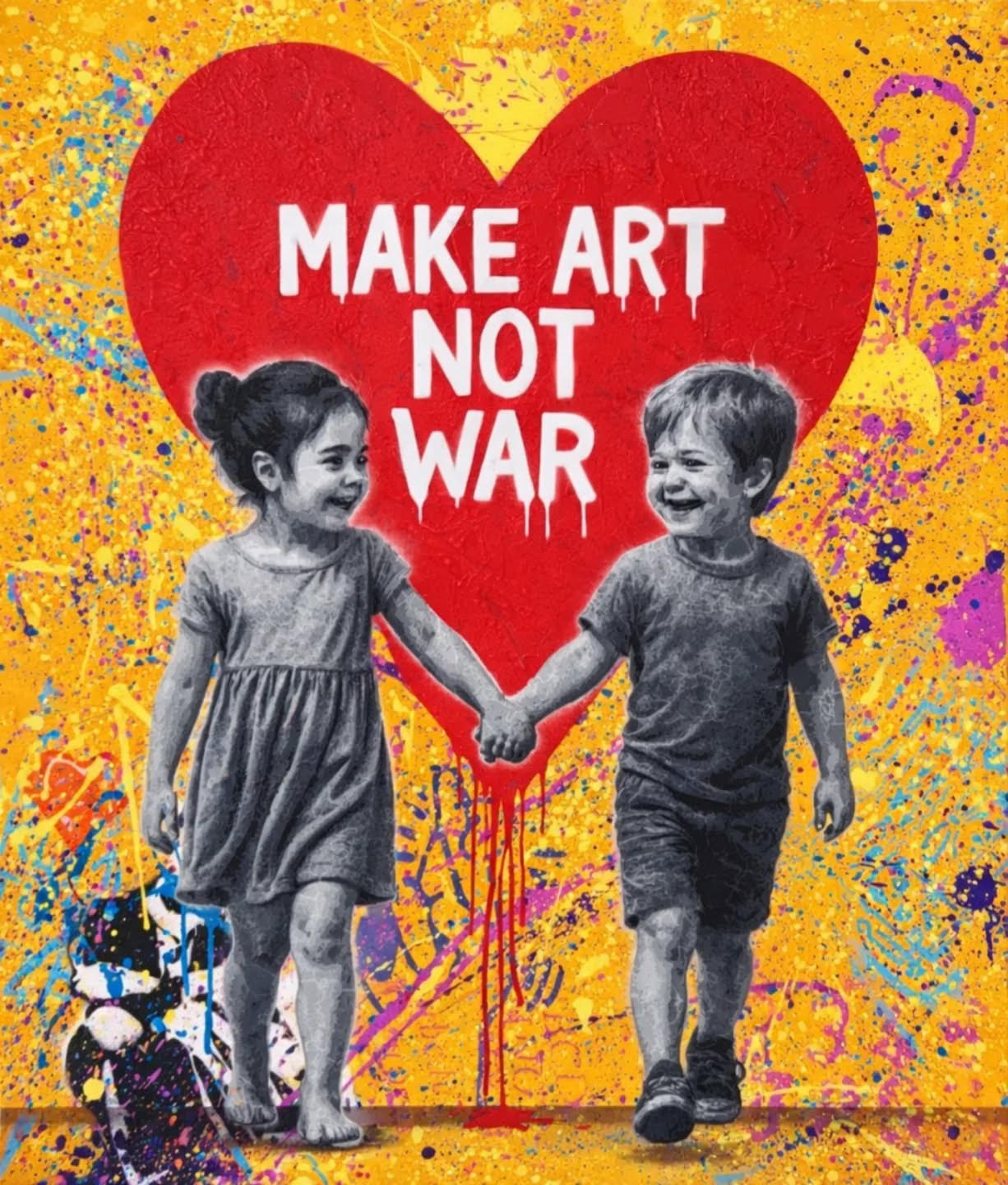 Make art. Not war. ❤️